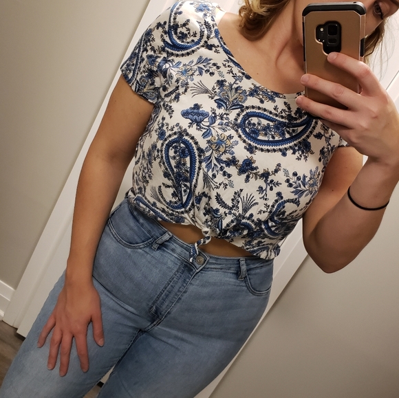 H&M Paisley crop top - Picture 4 of 4